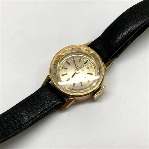 used ladies omega watches|14k omega ladies watch.